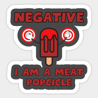 Meat Popcicle Sticker